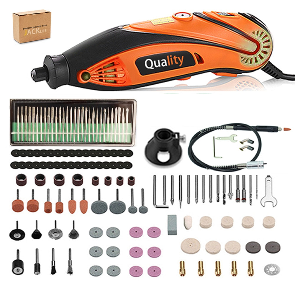 110V 220V Power Tools Electric Mini Drill Die Grinder Engraver Polisher with Rotary Tools Set Kit  For  3000 4000