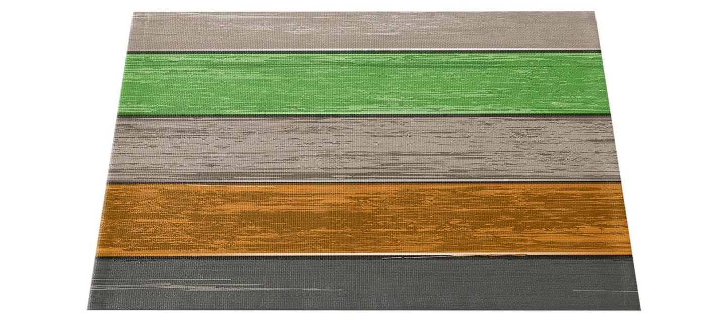 Farmhouse Wood Texture Table Runner Placemats ,Rustic Wedding /Party/ Events Dining Table Decoration Hotel Home Tablecloth