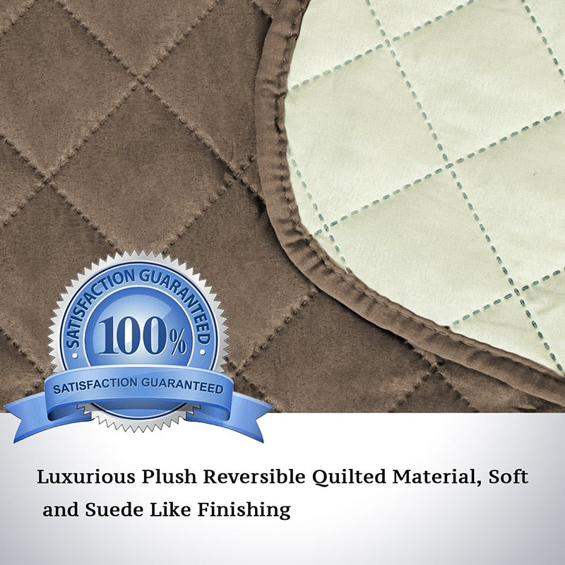 Waterproof Plaid Fabric Sofa Cover Anti-Slip Easy-going Sofa Covers Luxury Folding Living Room Sofas Slipcover For 1/2/3/4 Seat
