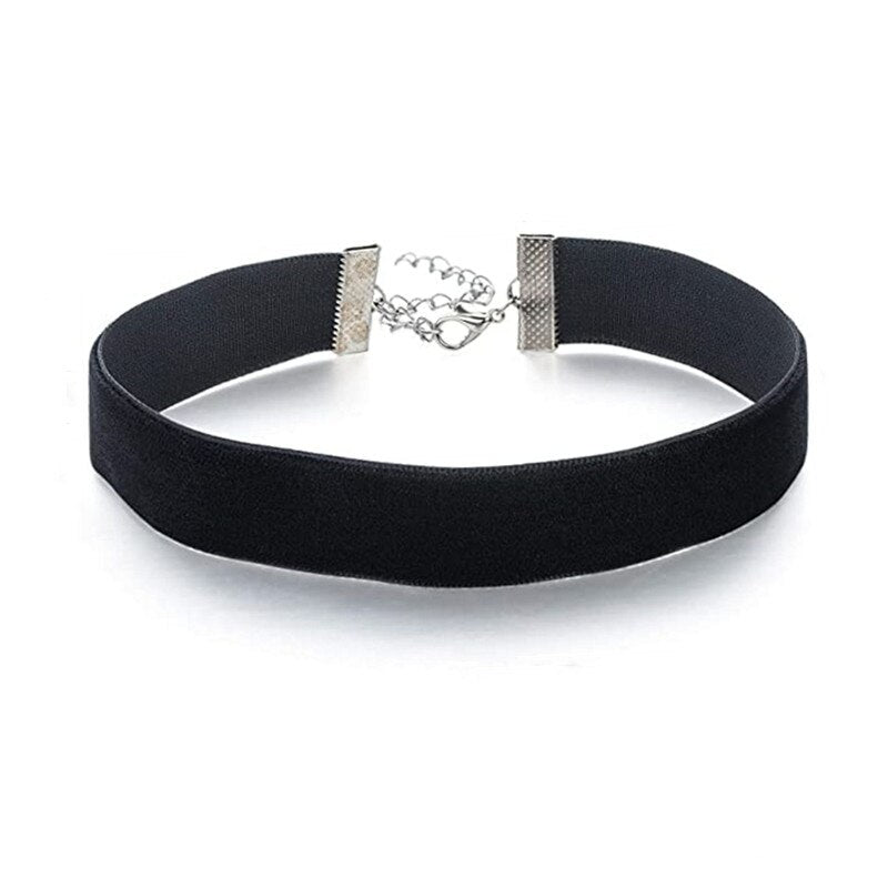 2022 New Fashion Black Velvet Choker Necklace For Women&#39;s Goth Neck Chain In Aesthetic Jewelry Accessories Trending Products