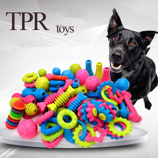 Dog Toys Teddy Puppy No Poison Health Chew Interactive Rubber Pacifier Bones Molar Clean Teeth Pet Toys Chew Toy Pet Products