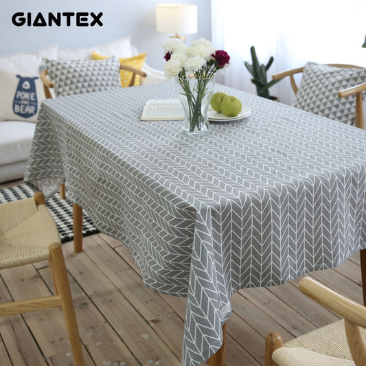 Decorative Table Cloth Cotton Linen Tablecloth Rectangular Tablecloths Dining Table Cover Obrus Tafelkleed mantel mesa nappe