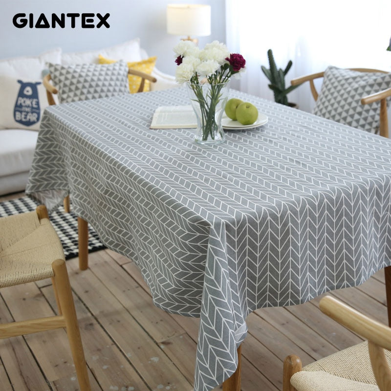 Decorative Table Cloth Cotton Linen Tablecloth Rectangular Tablecloths Dining Table Cover Obrus Tafelkleed mantel mesa nappe